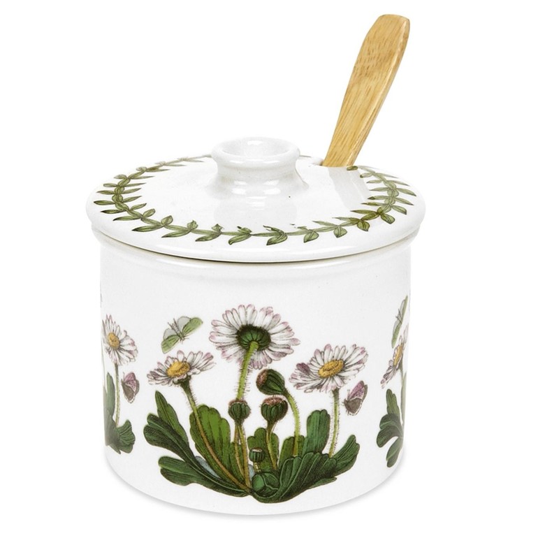 Portmeirion. Сахарница "Маргаритка" с ложкой 7,5 см