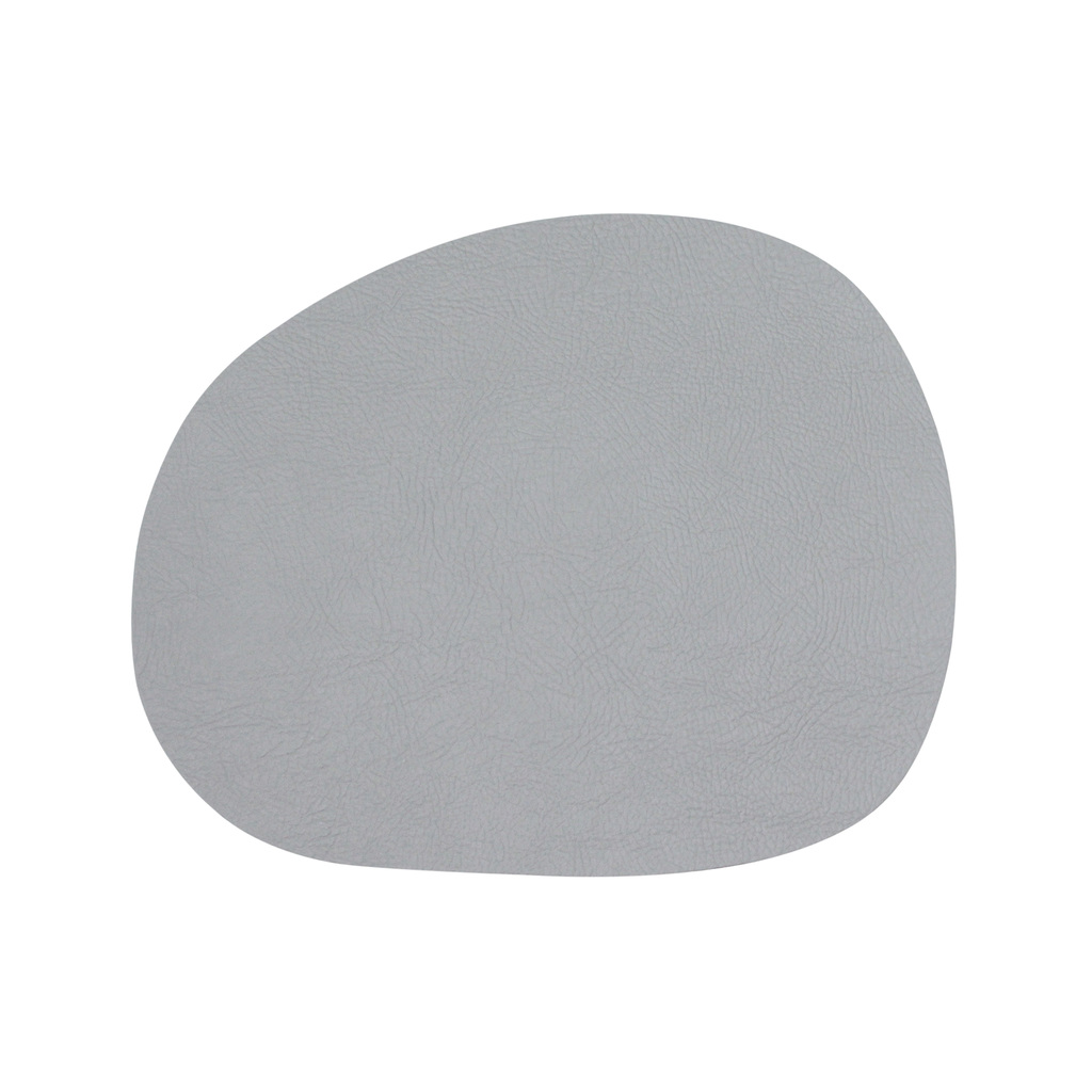 Aida. Салфетка из необработанной переработанной кожи, цвет: светло-серый (lightgrey buffalo), 41x33,5 см