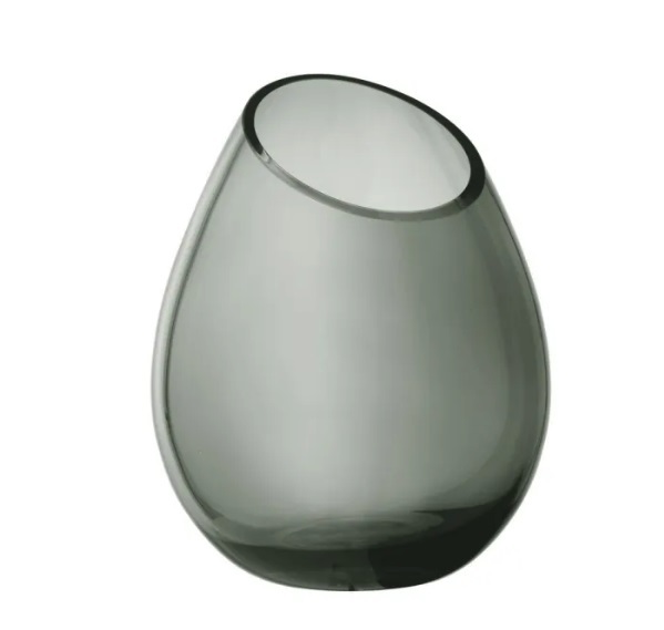 Blomus Drop. Ваза, цвет: Smoke, 24 см