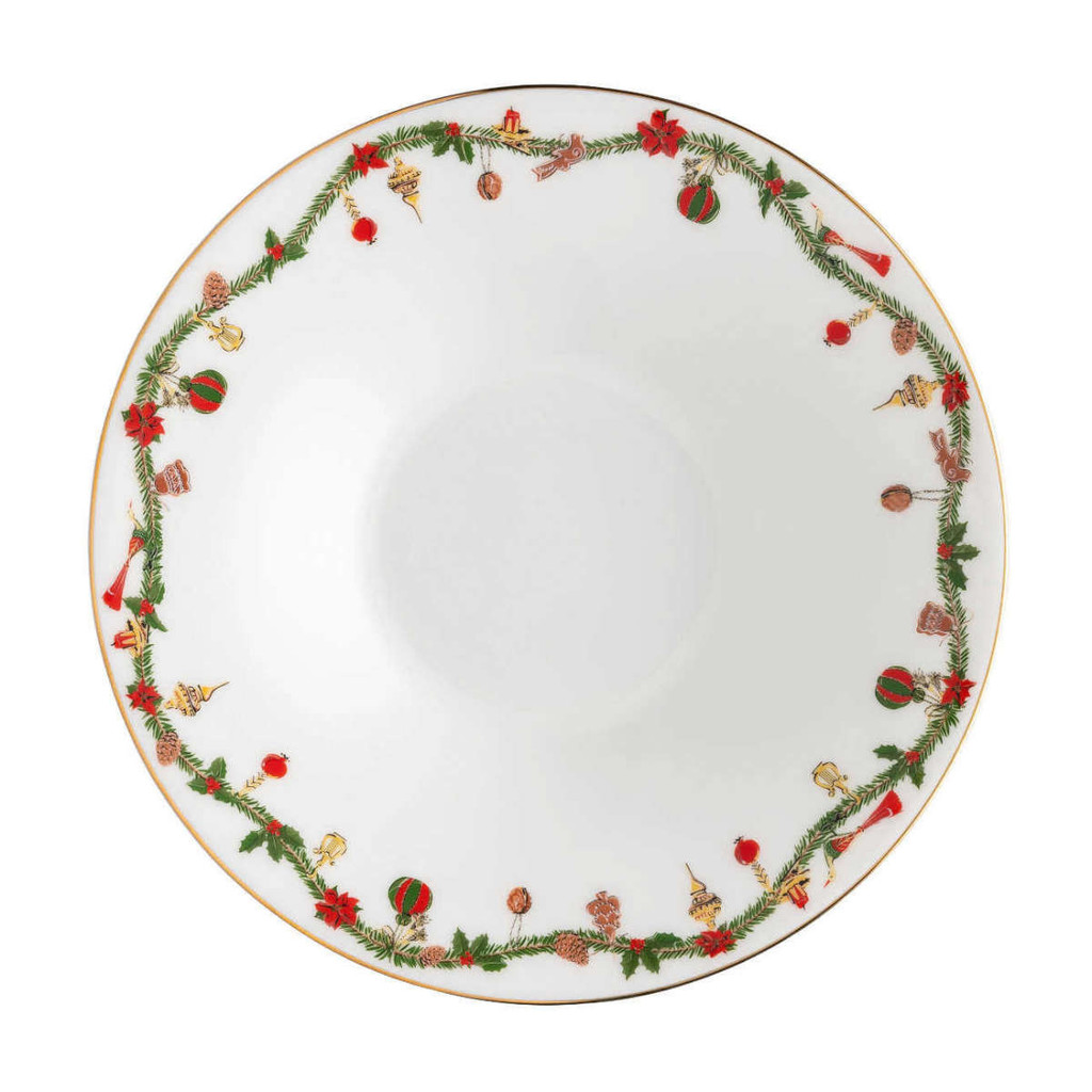 Hutschenreuther Nora Christmas. Суповая тарелка 24 см