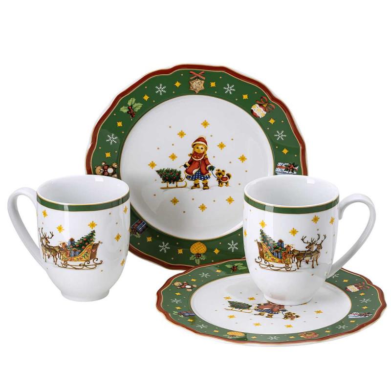Hutschenreuther Happy Christmas. Набор для завтрака, 4 предмета №1