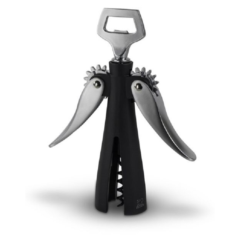 Peugeot Souverain. Штопор механический с двумя ручками в подарочной упаковке, черный