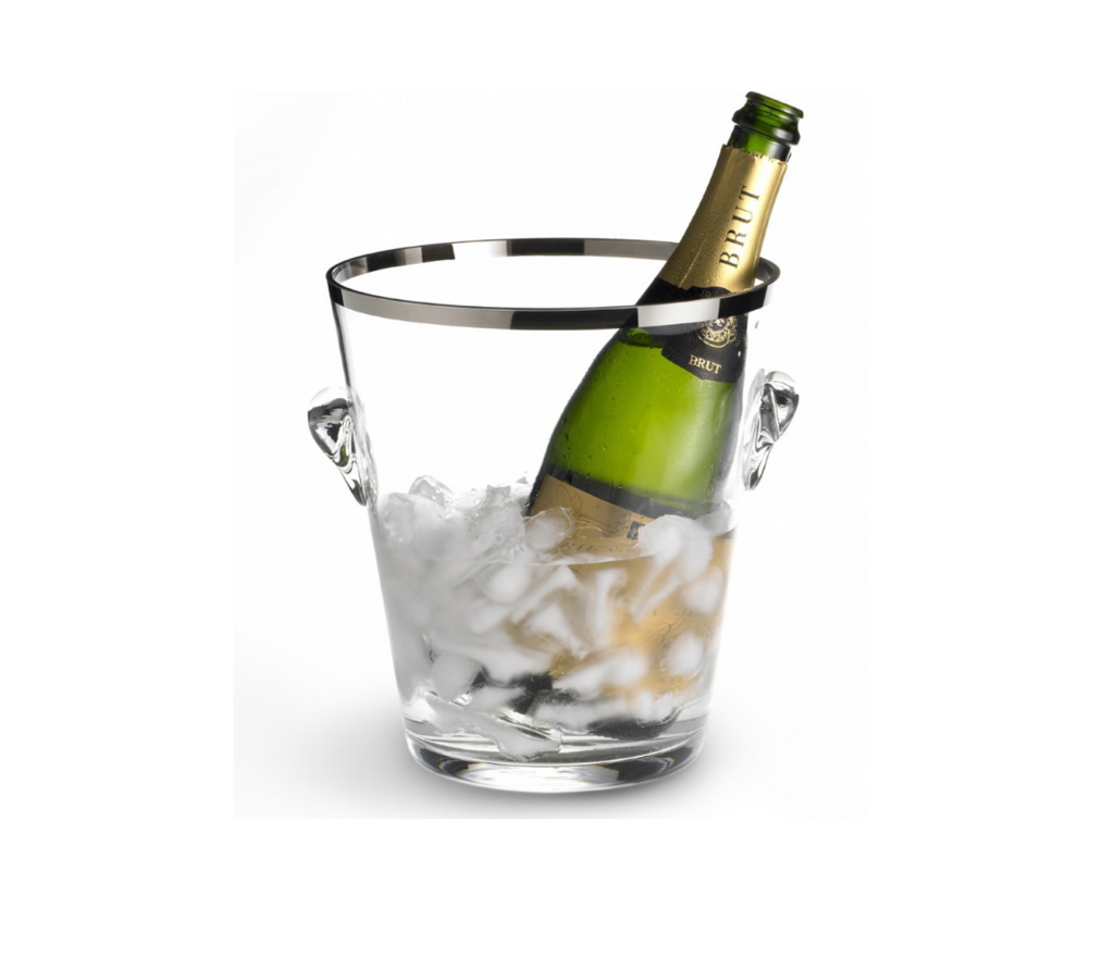 Peugeot Seau a champagne. Ведро для охлаждения шампанского 22 см, платиновая кромка