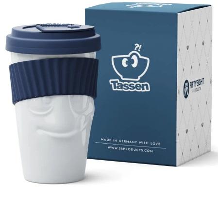 Tassen. Кружка для путешествий 'Лакомство', цвет крышки: морской