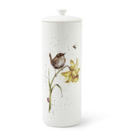 Royal Worcester Wrendale. Банка для хранения 'Крапивник' 31 см