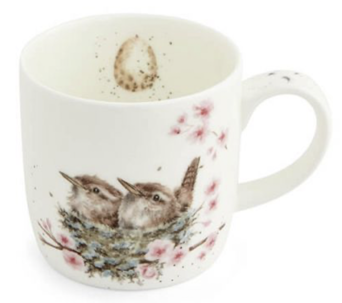 Royal Worcester Wrendale. Кружка 'Feather Your Nest' 310 мл