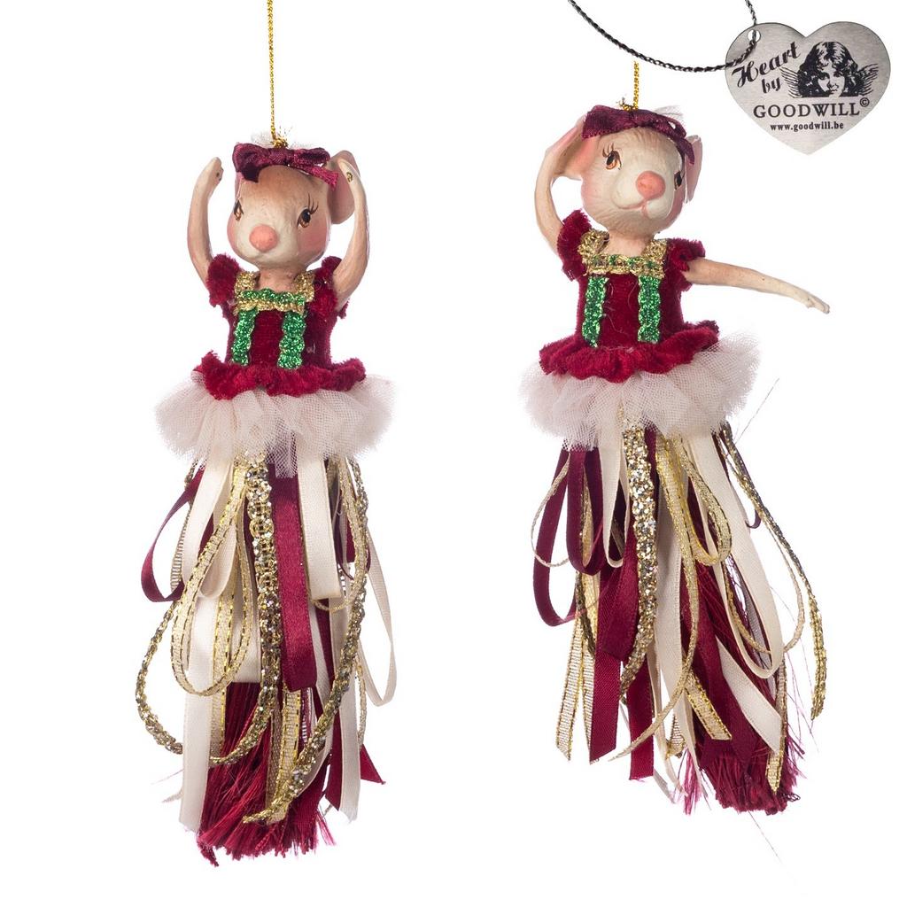 Goodwill. Елочная игрушка 'Щелкунчик/балерина' 18 см. В ассортименте. Цена за 1 шт