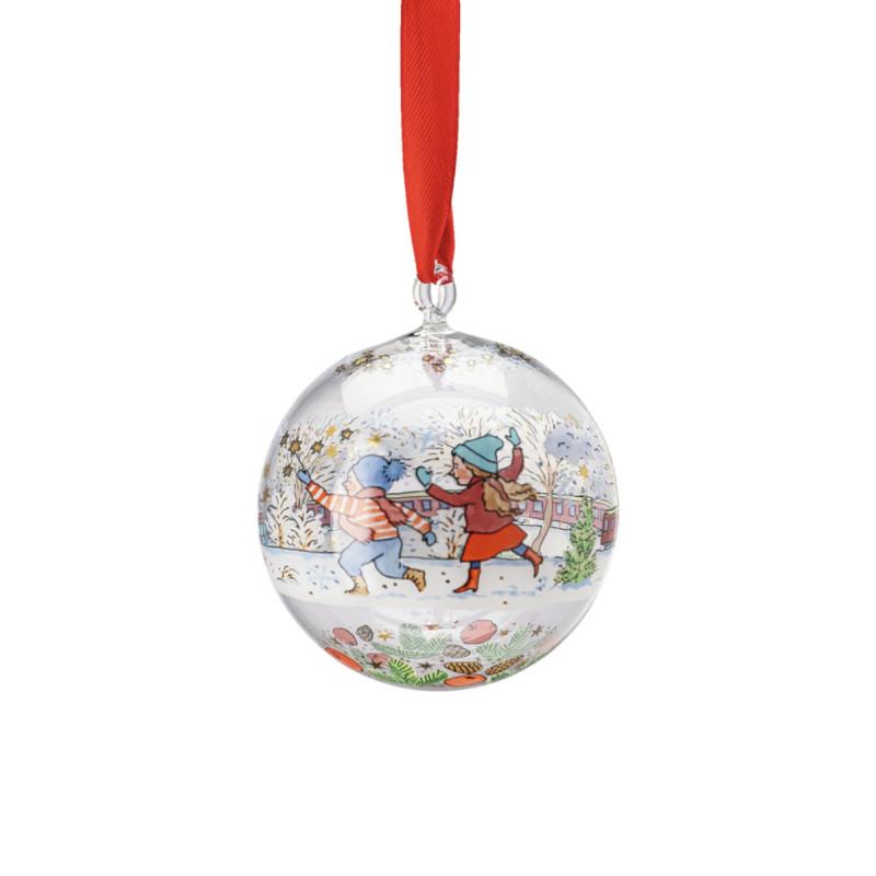 Hutschenreuther Annual Christmas Eve 2023. Шар 6 см стекло