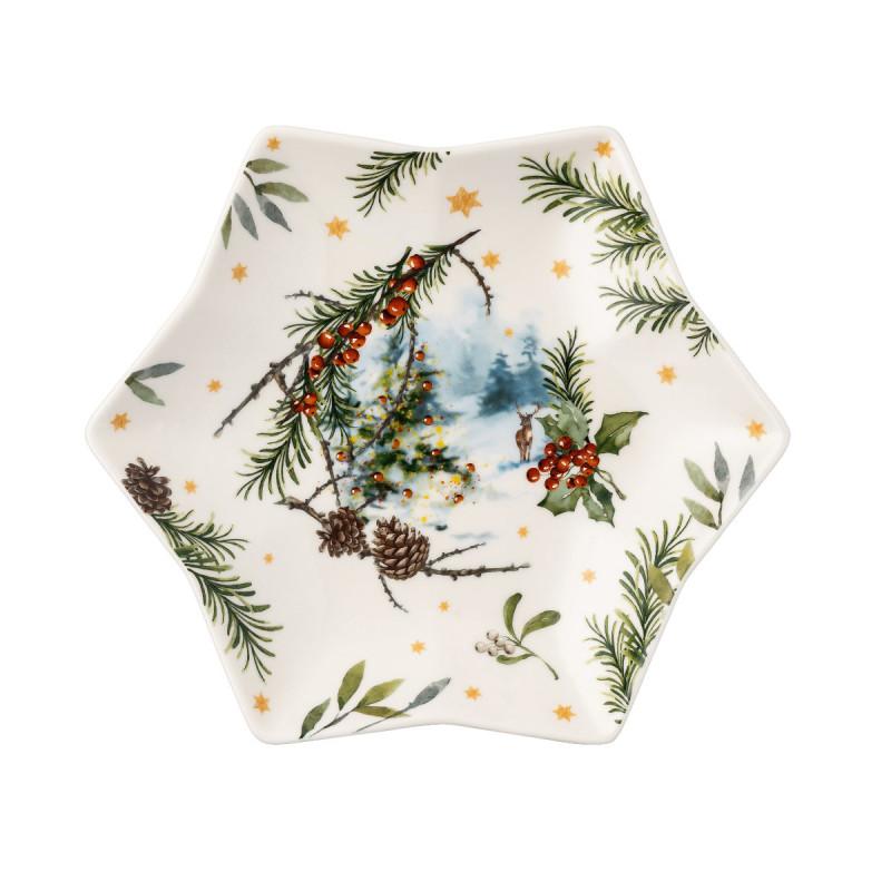 Hutschenreuther Christmas Carols. Блюдо 24 см