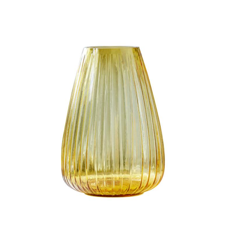 Bitz Kusintha-Glas amber. Ваза 22 см