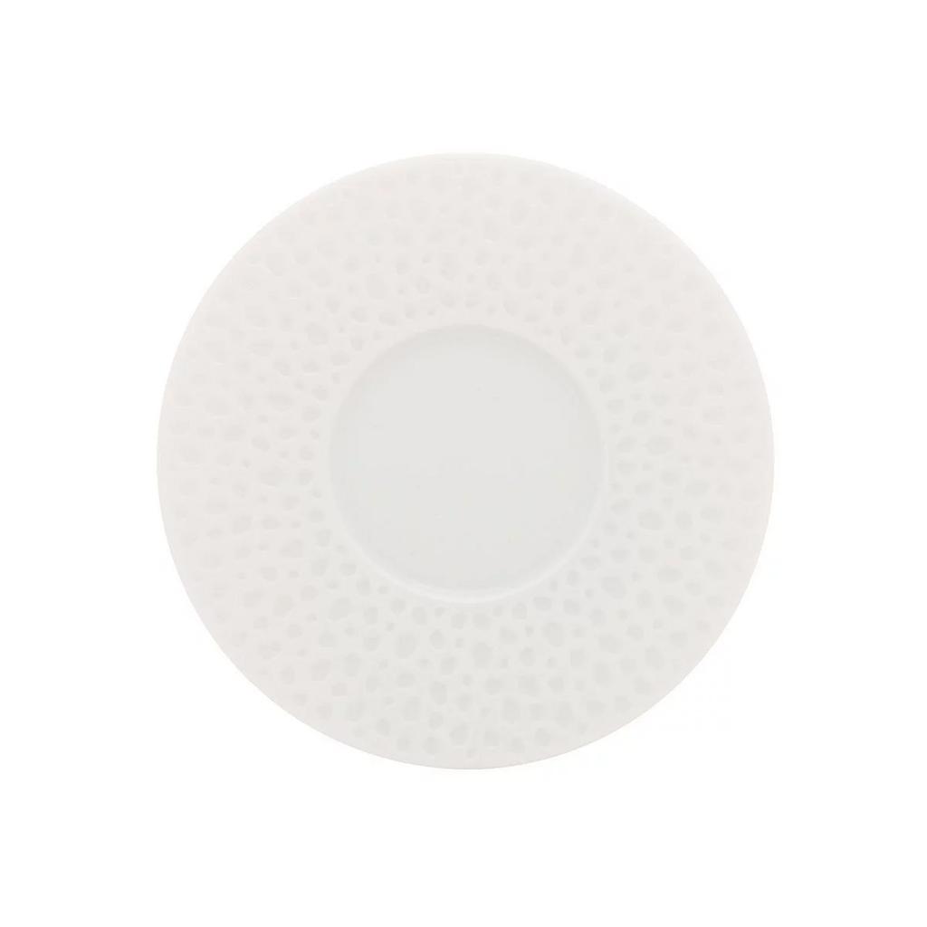 Degrenne L-Perles De Rosee Blanches. Блюдце для кофейной чашки 12,5 см