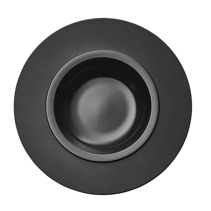 Degrenne Bahia Onyx. Тарелка глубокая, цвет: черный 23 см