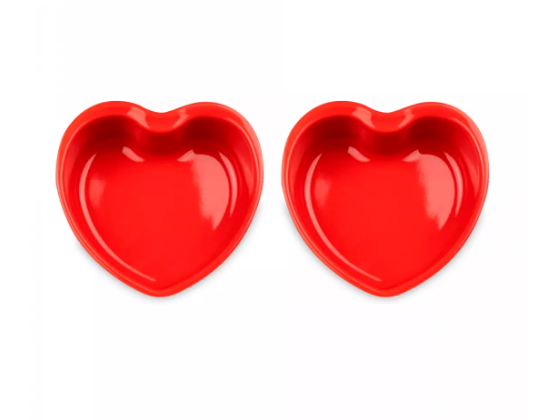 Peugeot Heart. Набор: 2 формы для запекания "Сердце" 13,4х13,2 см