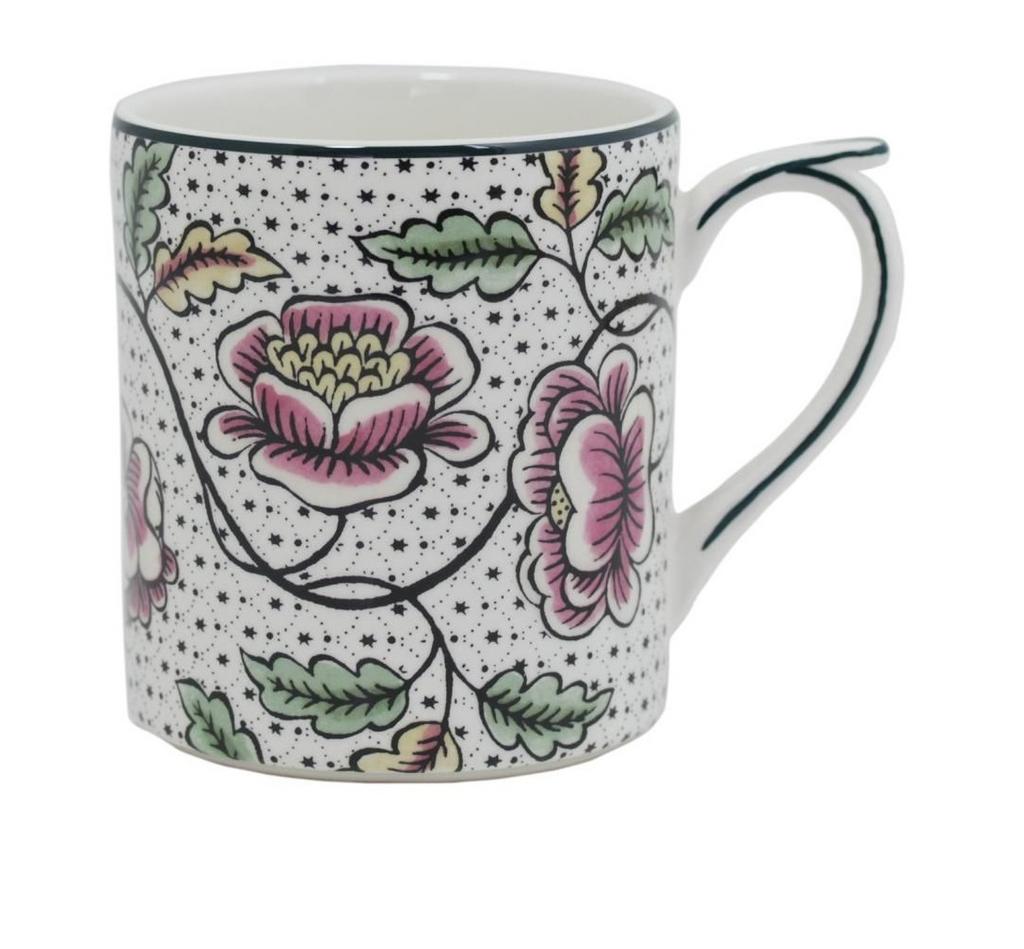 Gien DOMINOTE. Кружка с розами 255 мл