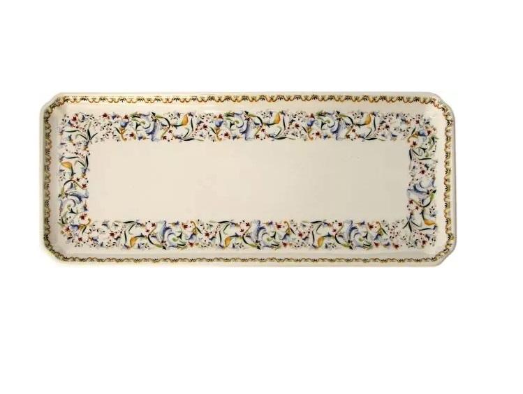 Gien Toscana. Блюдо прямоугольное 36x15,5 см