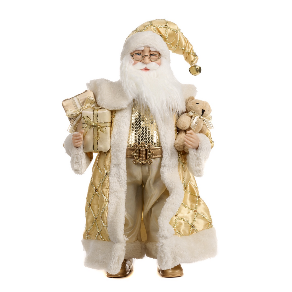 Goodwill. Санта с медведем\подарками 48 см