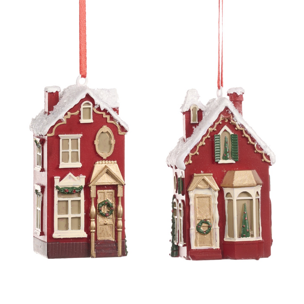 Goodwill. Елочные игрушка 'рождественский домик' 9 см, ассорти