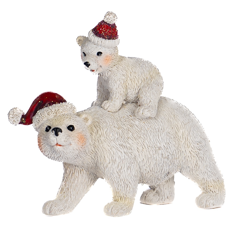 Goodwill. Рождественский белый медведь 9 см