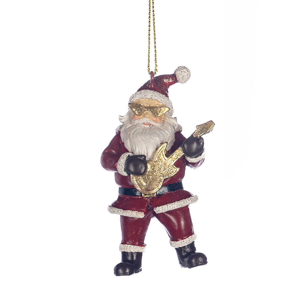 Goodwill. Украшение 'рок-звезда санта' 8 см, ассорти