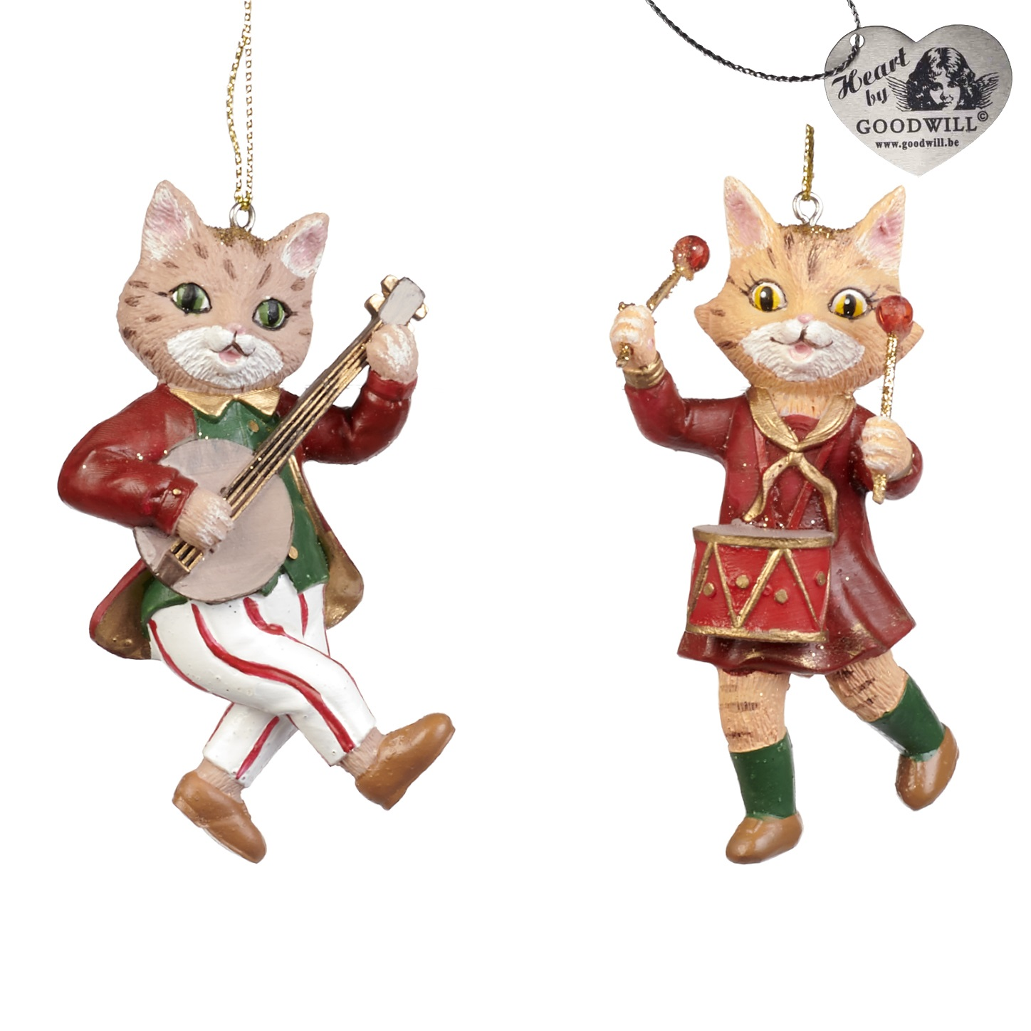 Goodwill. Украшение 'музыкальный кот' 9 см, ассорти