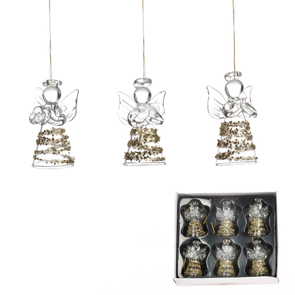 Goodwill. Набор 6 предметов: новогоднее украшение 'Ангел' 4,5 см