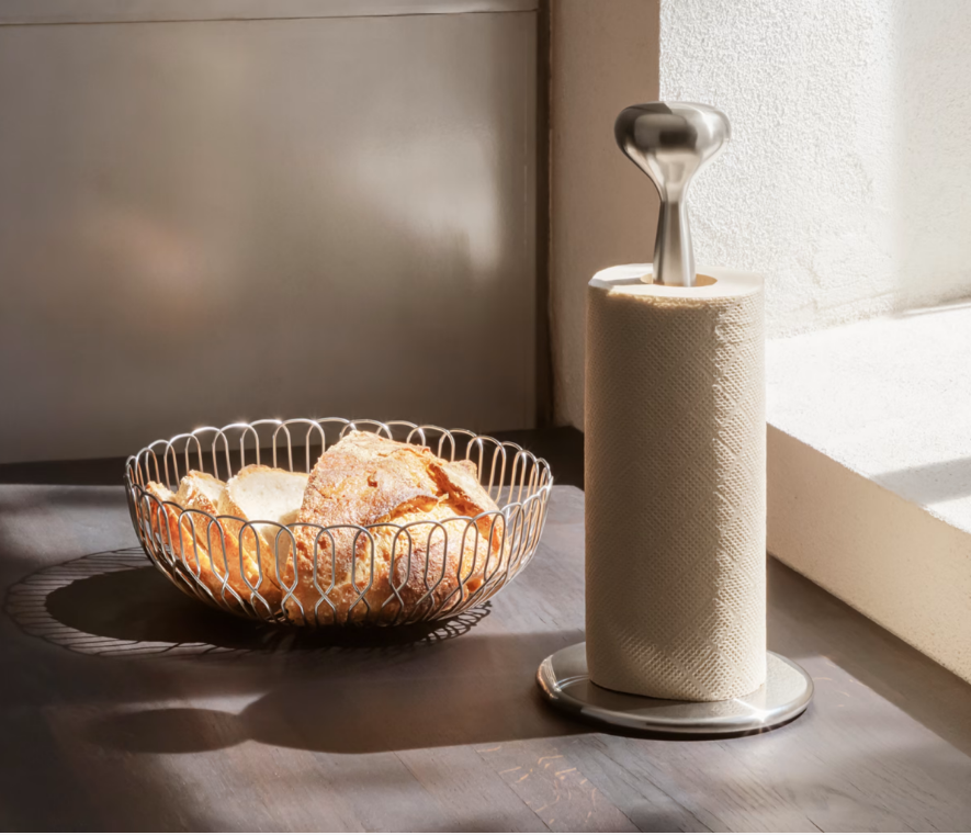 Georg Jensen. Хлебница из нержавеющей стали 26,2 см