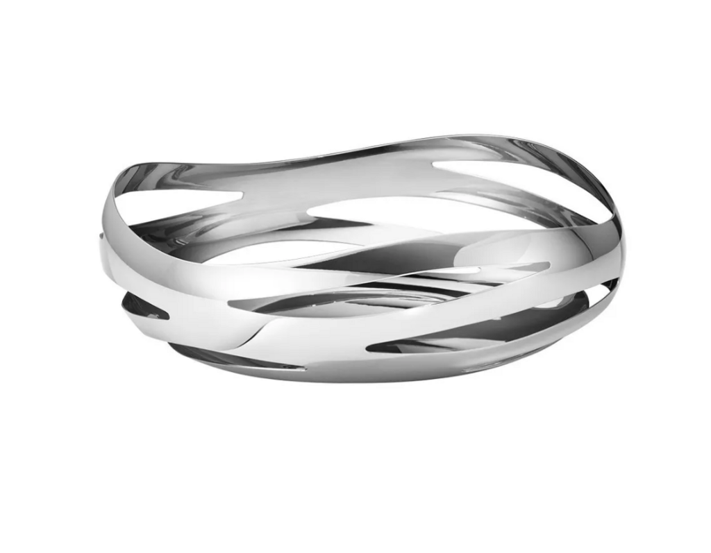 Georg Jensen. Корзина для хлеба и фруктов 24 см из нержавеющей стали