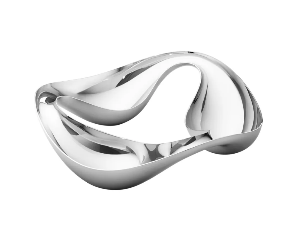 Georg Jensen. Миска для тройных закусок из нержавеющей стали