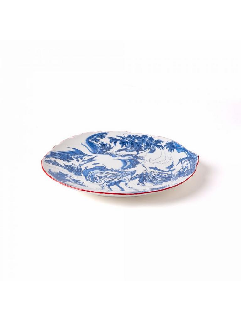 Seletti. Тарелка 'Blue Chinoiserie' 28 см