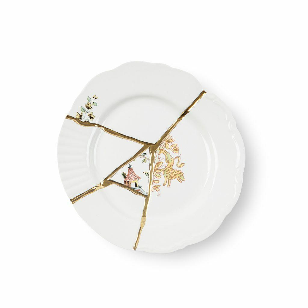 Seletti. Тарелка десертная 'Kintsugi' 21 см N 2