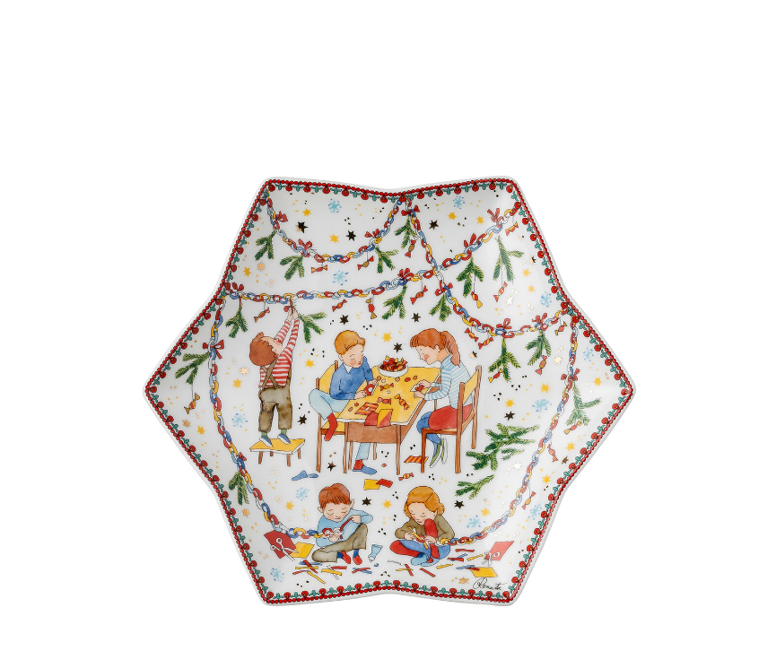 Hutschenreuther Weihnachtsleuchten 2024. Блюдо 24 см