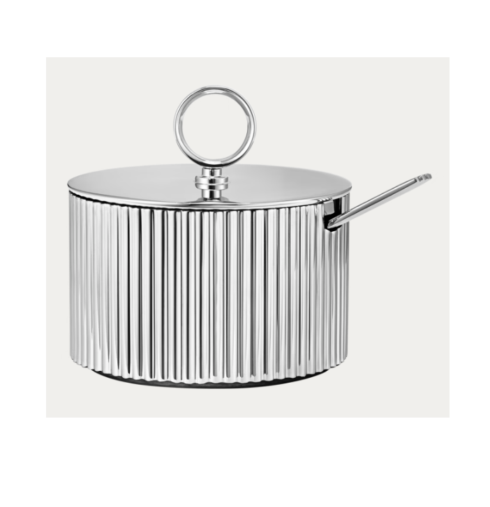 Georg Jensen Bernadotte. Сахарница с ложкой
