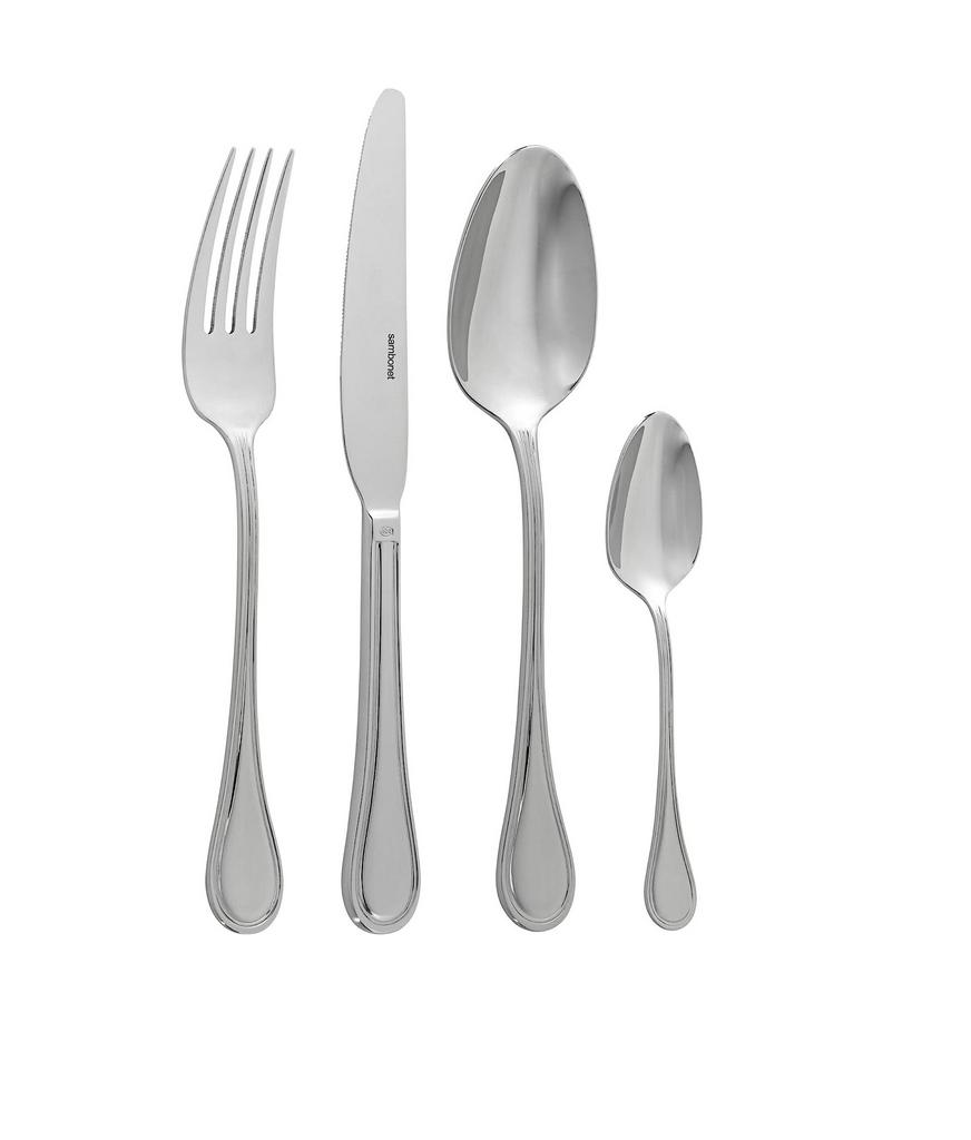 Sambonet Royal. Приборы столовые, набор из 24 предметов, цвет: стальной