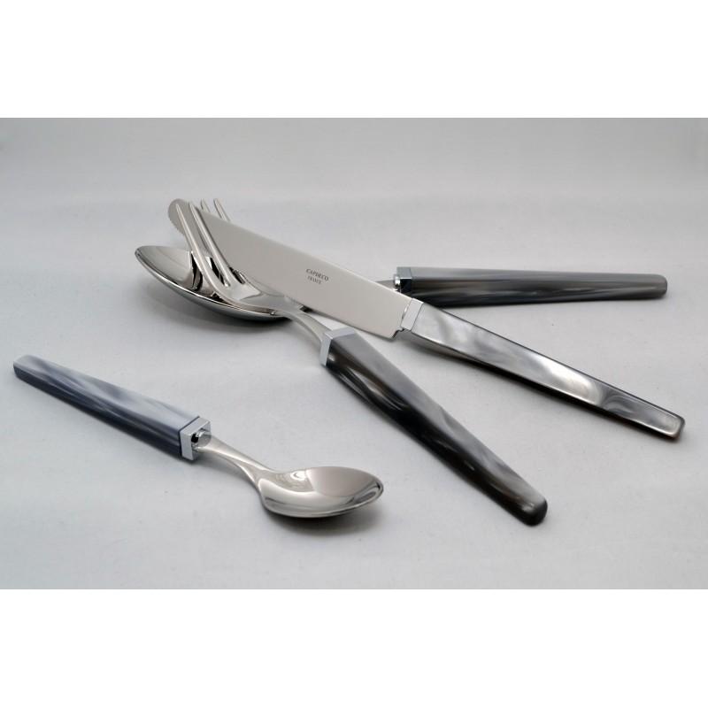 Capdeco Quio. Приборы столовые, набор из 24 предмета, цвет: light grey