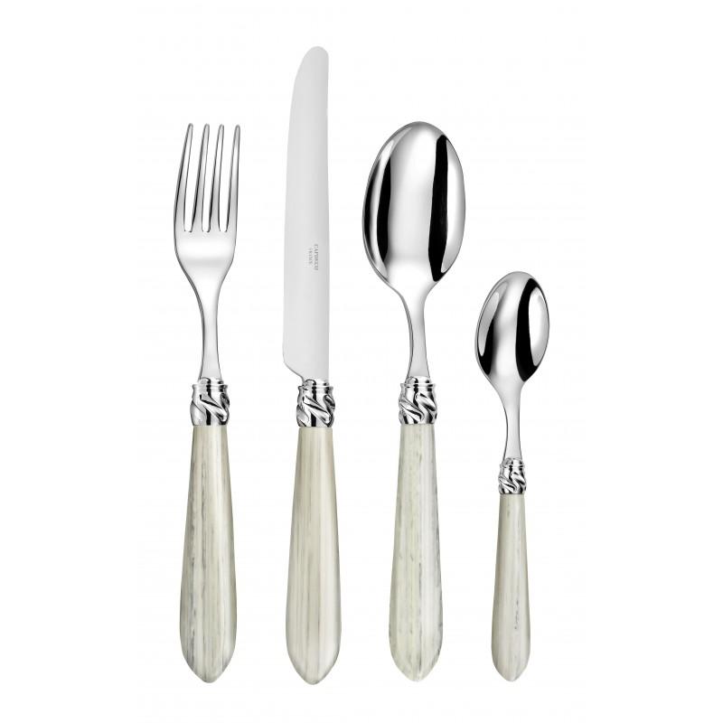Capdeco Diana. Приборы столовые, набор из 24 предмета, цвет: marble