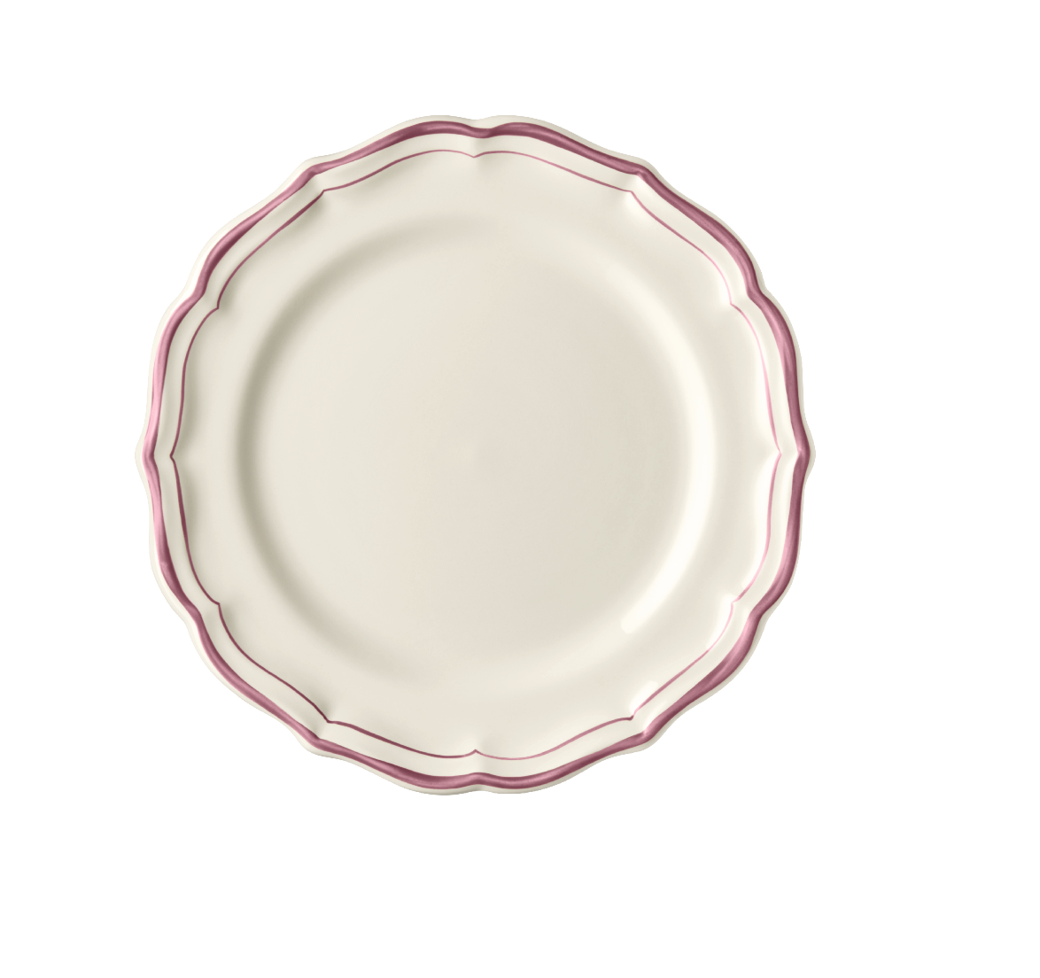 Gien FILET Pivoines. Набор: 4 десертных тарелки 23,2 см