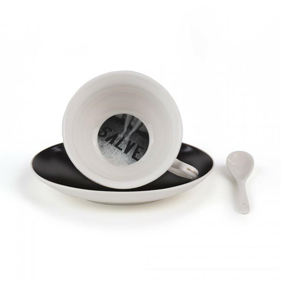 Seletti Guiltless. Чайная пара 'Lady Tarin Stripes Minerva'