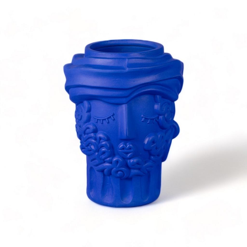 Seletti. Ваза 'Man', цвет: blue, 32 см