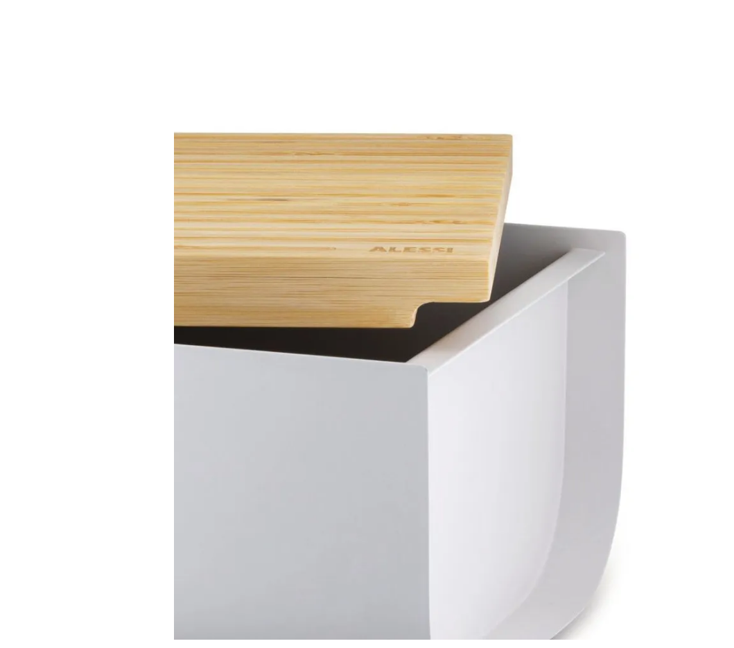 Alessi. Хлебница, цвет: теплый серый, 34x21 см