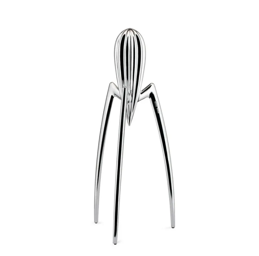 Alessi. Соковыжималка из литого полированного алюминия 29 см