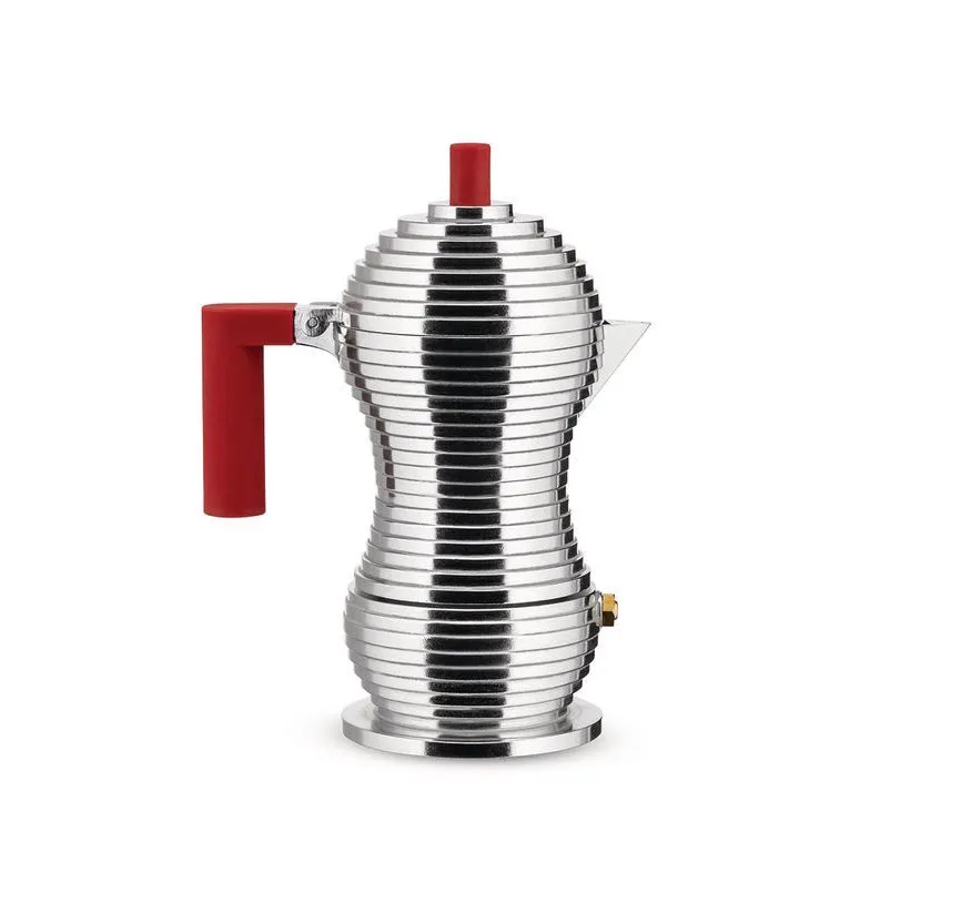 Alessi. Кофеварка для приготовления эспрессо, индукционная, на 3 чашки