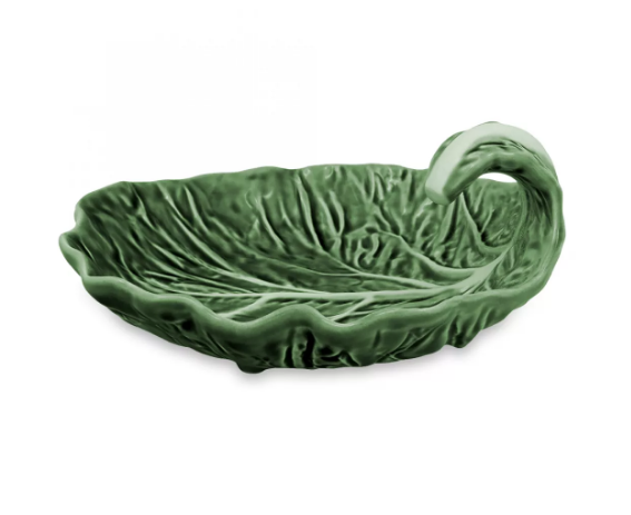 Bordallo Pinheiro Couve. Блюдо глубокое на ножках 'Капуста' 18,5 см