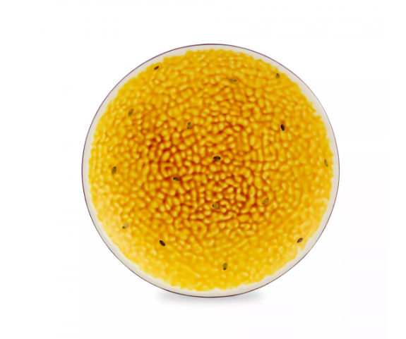 Bordallo Pinheiro Tropical Fruits. Тарелка закусочная 'Маракуйя' 21 см