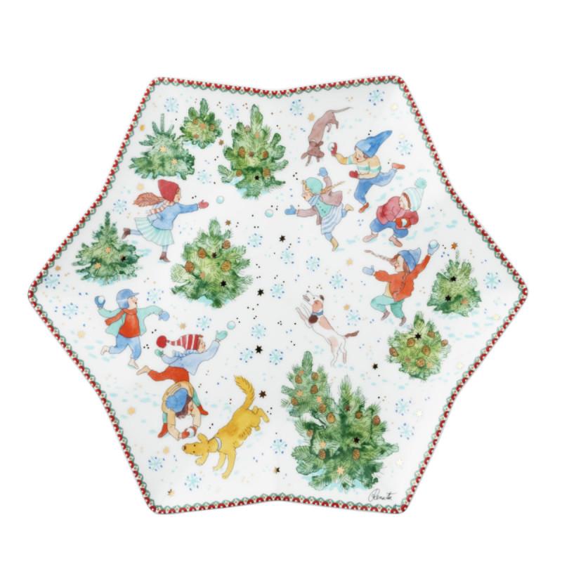 Hutschenreuther COLLECTOR'S EDITION 2025. Тарелка звезда 34 см