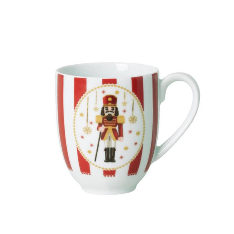 Hutschenreuther Christmas Love Red. Кружка с ручкой 400 мл