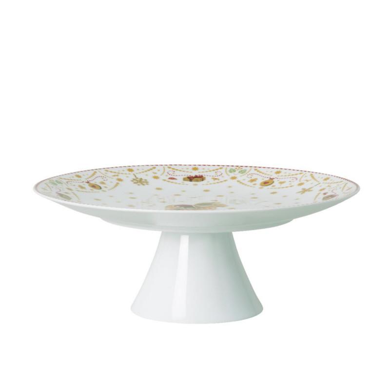 Hutschenreuther Christmas Love. Блюдо на ножке 27х10 см