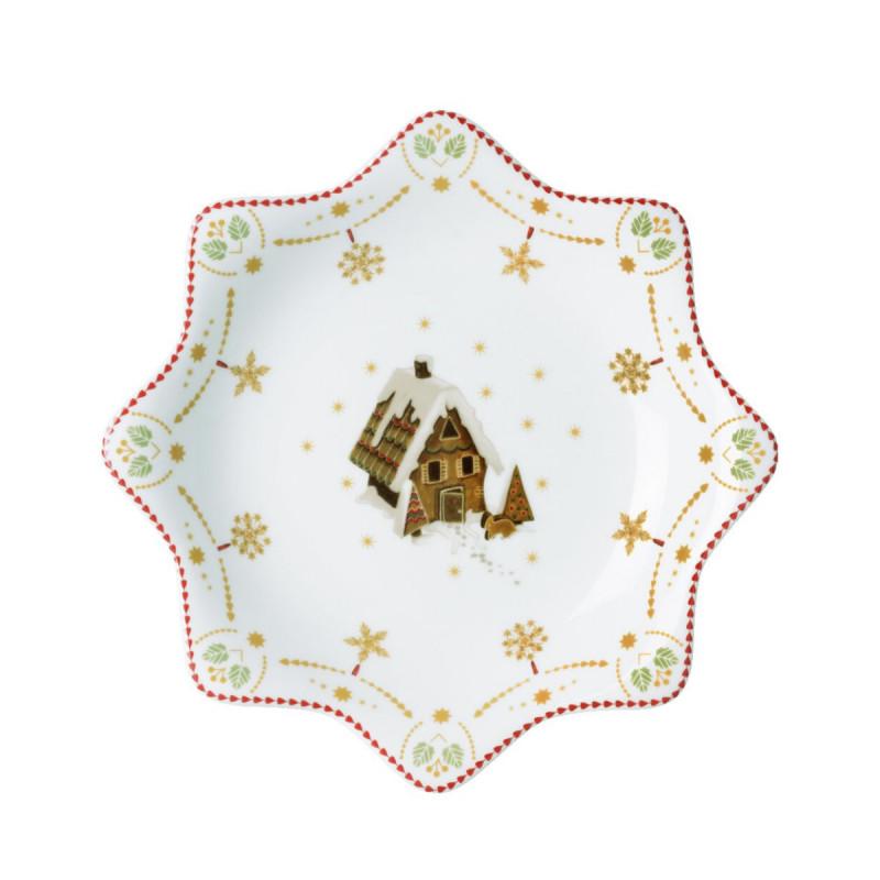 Hutschenreuther Christmas Love. Блюдо звезда 25 см