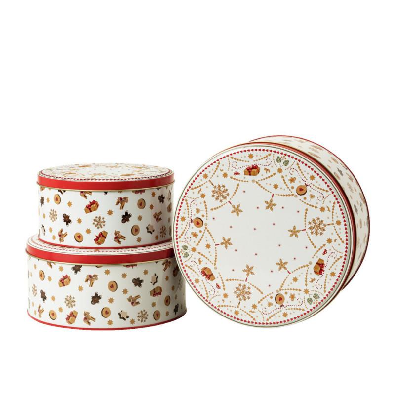 Hutschenreuther Christmas Love. Набор банок, металл