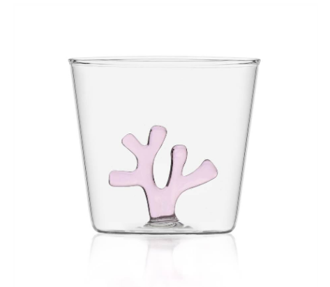 Ichendorf Coral Reef. Стакан с розовым кораллом 8x8,5 см