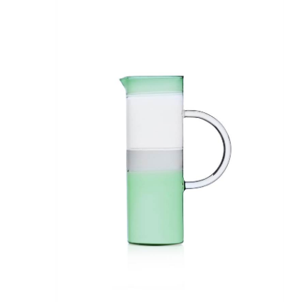 Ichendorf Tequila sunrise. Кувшин, цвет: зеленый/дымчатый/прозрачный 28,5x9x15,5 см